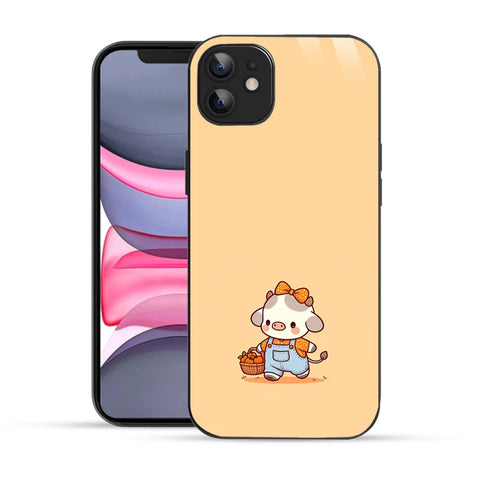 Bornstud Fruit Cow Printed Case for iPhone 12