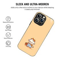 Bornstud Fruit Cow Printed Case for iPhone 16 Pro