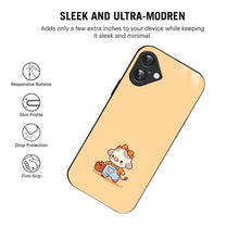 Bornstud Fruit Cow Printed Case for iPhone 16 Plus