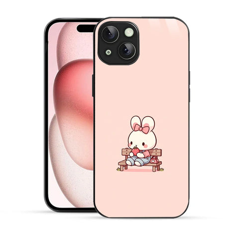 Bornstud Strawberry Bunny Printed Case for iPhone 15 Plus
