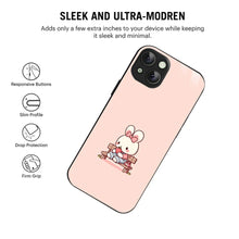 Bornstud Strawberry Bunny Printed Case for iPhone 15 Plus