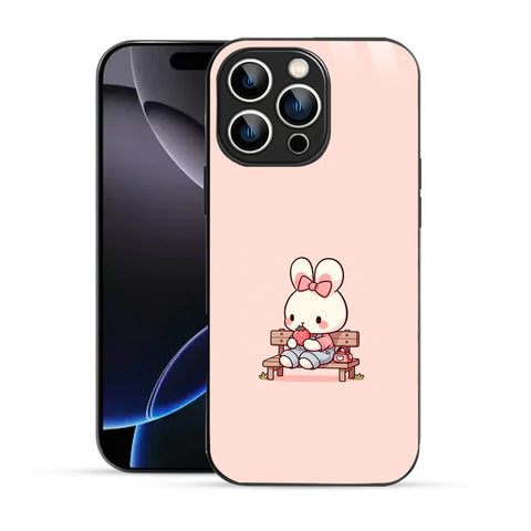 Bornstud Strawberry Bunny Printed Case for iPhone 16 Pro Max