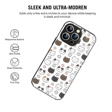 Bornstud Blushy Love Cat Printed Case for iPhone 14 Pro