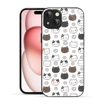Bornstud Blushy Love Cat Printed Case for iPhone 15 Plus