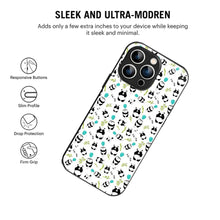 Bornstud Panda Party Printed Case for iPhone 14 Pro