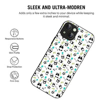 Bornstud Panda Party Printed Case for iPhone 15