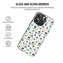 Bornstud Panda Party Printed Case for iPhone 15 Pro