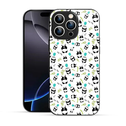 Bornstud Panda Party Printed Case for iPhone 16 Pro