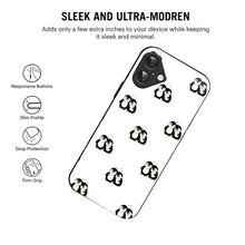 Bornstud Penguin Love Printed Case for iPhone 16 Plus