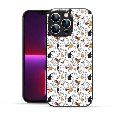 Bornstud Playful Cats Printed Case for iPhone 13 Pro