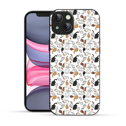 Bornstud Playful Cats Printed Case for iPhone 14 Plus