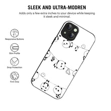 Bornstud Hanging Panda Printed Case for iPhone 15