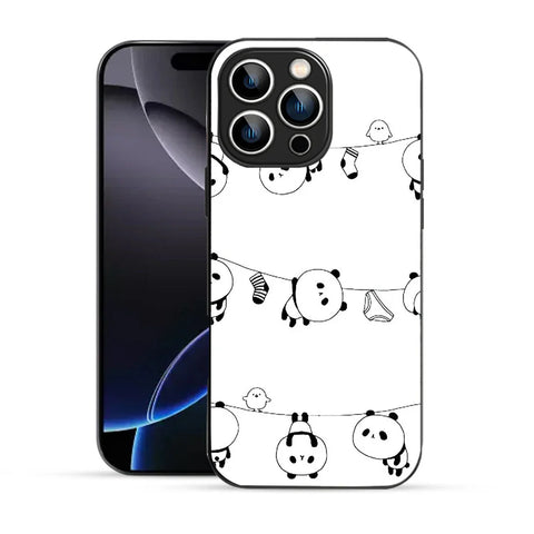 Bornstud Hanging Panda Printed Case for iPhone 16 Pro