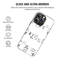 Bornstud Hanging Panda Printed Case for iPhone 16 Pro
