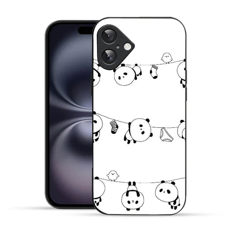 Bornstud Hanging Panda Printed Case for iPhone 16