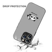 Bornstud Lazy Panda Printed Case for iPhone 15 Pro