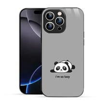 Bornstud Lazy Panda Printed Case for iPhone 16 Pro