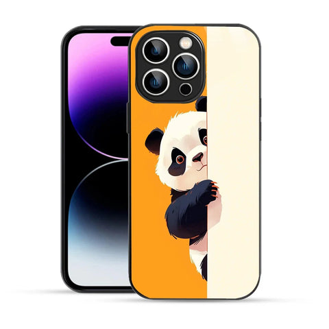 Bornstud Peek Panda Printed Case for iPhone 14 Pro