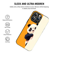 Bornstud Peek Panda Printed Case for iPhone 15 Pro