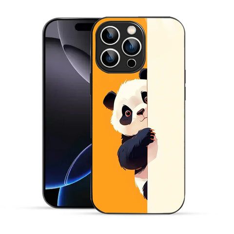 Bornstud Peek Panda Printed Case for iPhone 16 Pro
