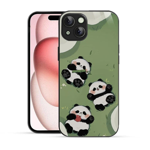 Bornstud Playful Panda Printed Case for iPhone 15 Plus
