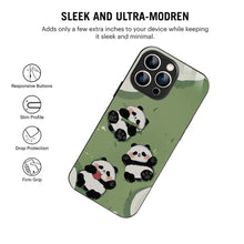 Bornstud Playful Panda Printed Case for iPhone 16 Pro