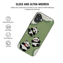 Bornstud Playful Panda Printed Case for iPhone 16 Plus