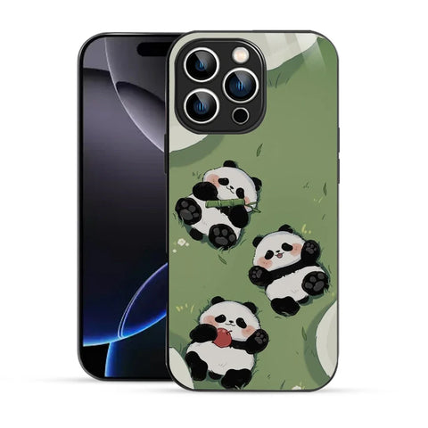 Bornstud Playful Panda Printed Case for iPhone 16 Pro Max