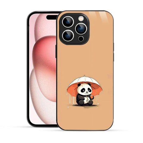 Bornstud Cozy Panda Printed Case for iPhone 15 Pro