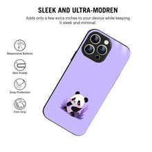Bornstud Cute Panda Printed Case for iPhone 15 Pro