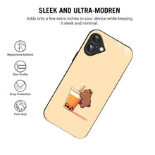 Bornstud Boba Bear Printed Case for iPhone 16