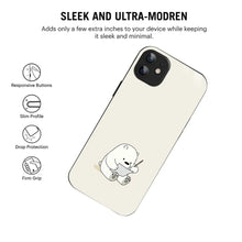 Bornstud Cute Bear Doodle Printed Case for iPhone 11
