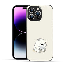 Bornstud Cute Bear Doodle Printed Case for iPhone 14 Pro