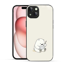 Bornstud Cute Bear Doodle Printed Case for iPhone 15