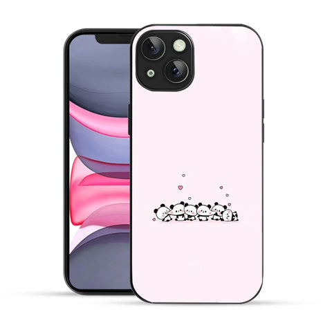 Bornstud Cute Panda Love Printed Case for iPhone 14 Plus