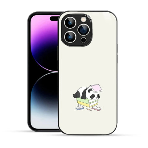 Bornstud Panda Study Printed Case for iPhone 14 Pro