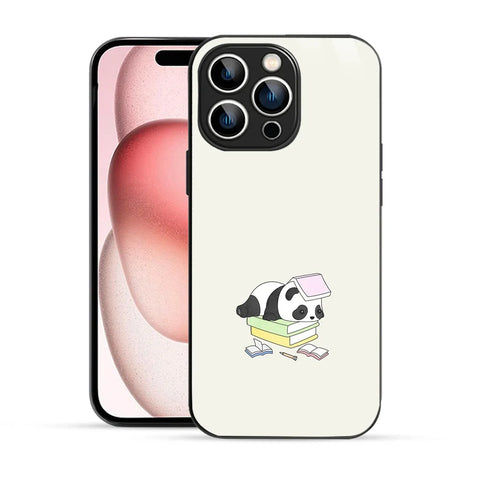 Bornstud Panda Study Printed Case for iPhone 15 Pro