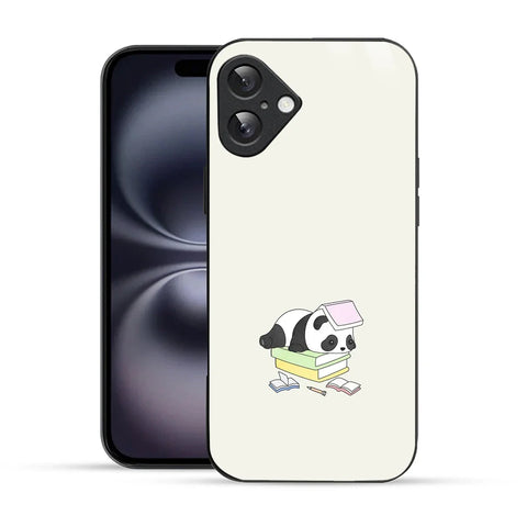 Bornstud Panda Study Printed Case for iPhone 16 Plus
