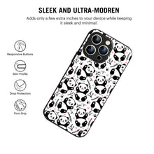 Bornstud Cute Panda Printed Case for iPhone 13 Pro Max