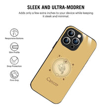 Bornstud Zodiac Cancer Yellow Printed Case for iPhone 15 Pro - Bornstud