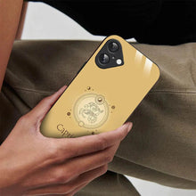 Bornstud Zodiac Cappricorn Yellow Printed Case for iPhone 16 - Bornstud