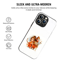 Bornstud Bal Ram & Hanuman Printed Case for iPhone 15 Pro