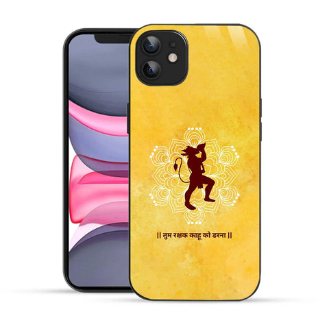 Bornstud Shri Hanuman Printed Case for iPhone 12