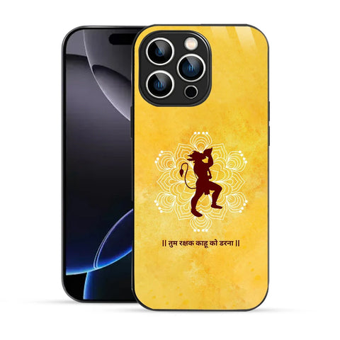 Bornstud Shri Hanuman Printed Case for iPhone 16 Pro Max