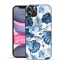 Bornstud Tropical Hibiscus Printed Case for iPhone 12 Pro Blue