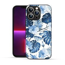 Bornstud Tropical Hibiscus Printed Case for iPhone 13 Pro Blue