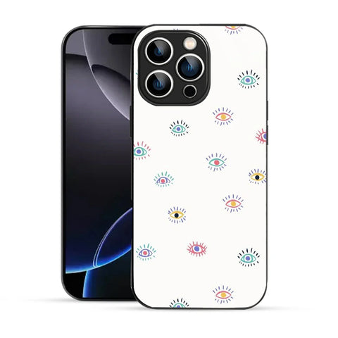 Bornstud Evil Eye Pattern Printed Case for iPhone 16 Pro