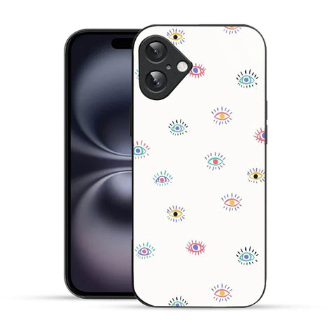 Bornstud Evil Eye Pattern Printed Case for iPhone 16