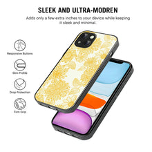Bornstud Floral Bloom Printed Case for iPhone 15 Yellow