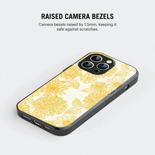 Bornstud Floral Bloom Printed Case for iPhone 16 Pro Yellow